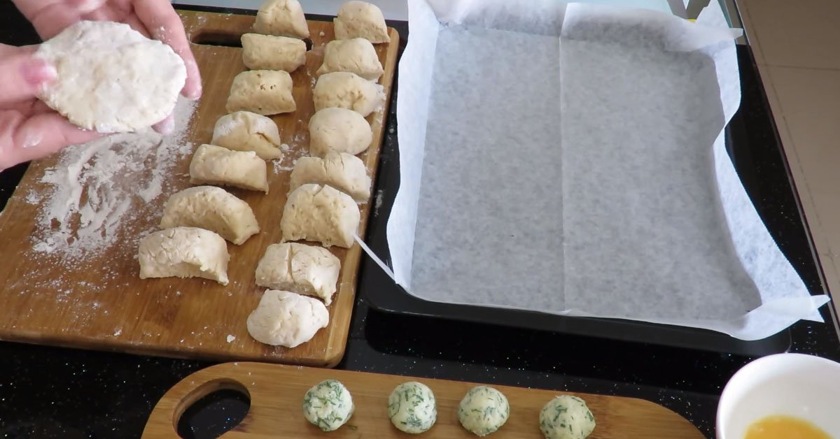 булочки с плавленым сыром