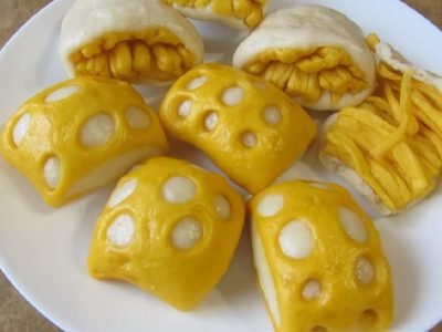 Булочки на пару