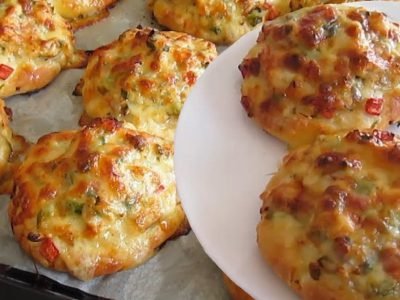 Булочки с курицей