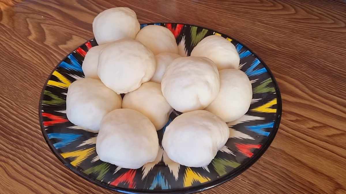 шарики теста