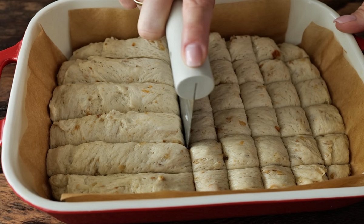 нарезание теста