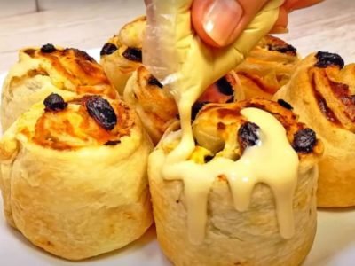 Булочки с шоколадом