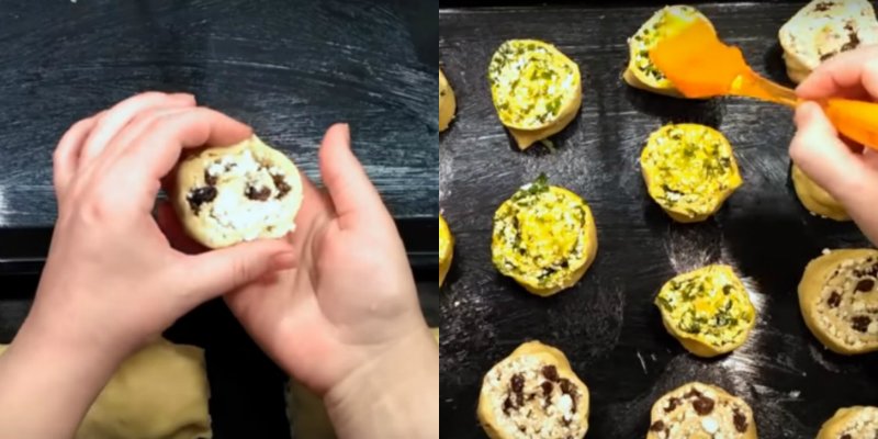 булочки с творогом без дрожжей