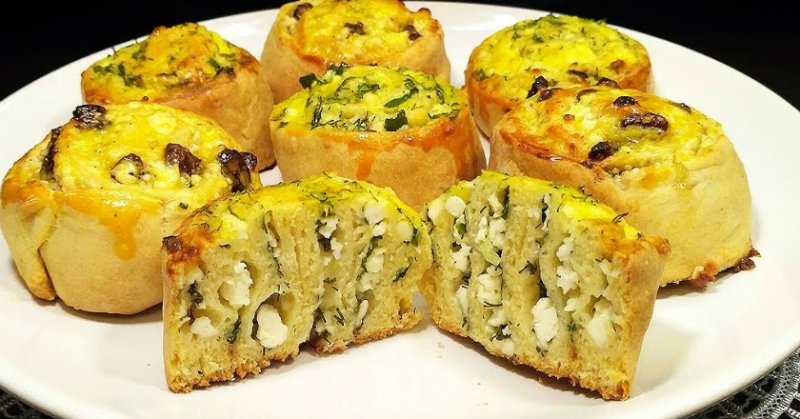 булочки с творогом без дрожжей