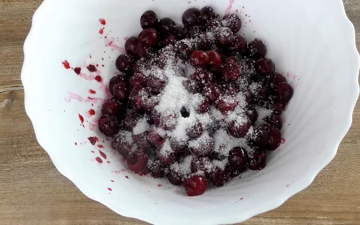 вишня с сахаром