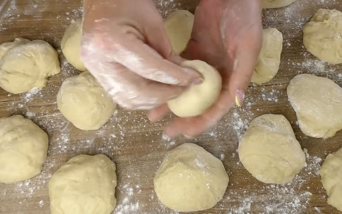 шарики из теста