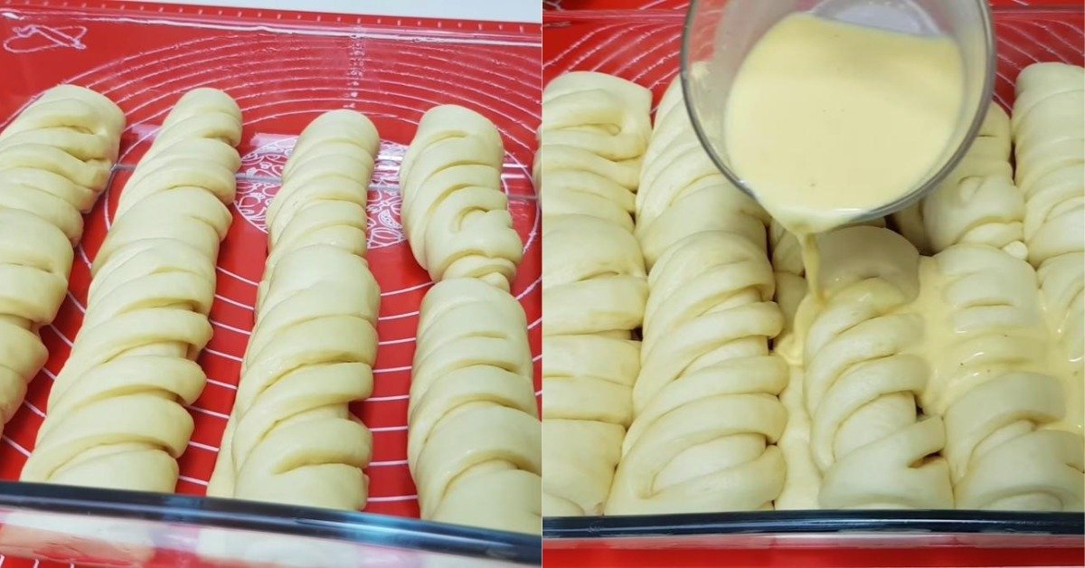 дрожжевые булочки с заливкой