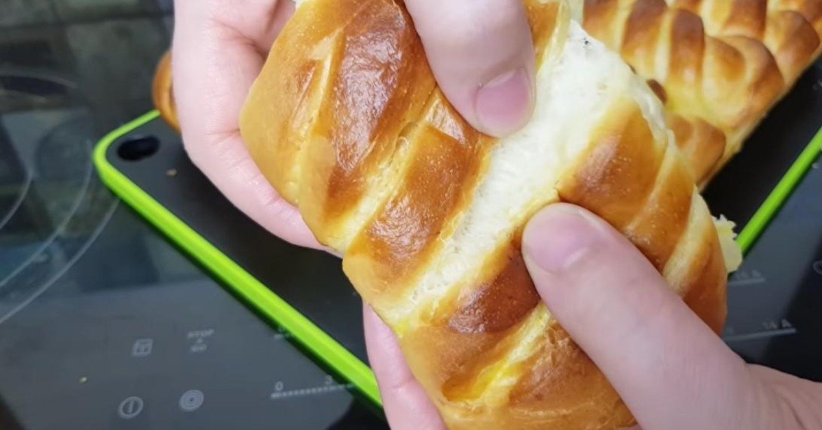 сдобные булочки с заливкой