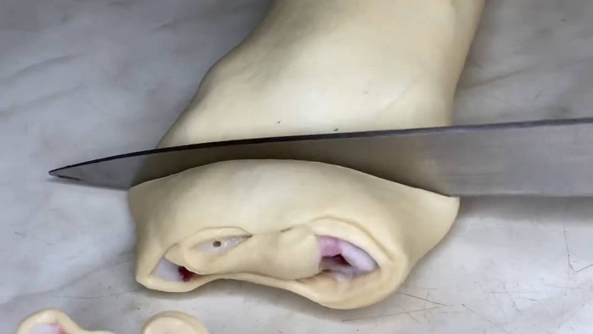 нарезание рулета