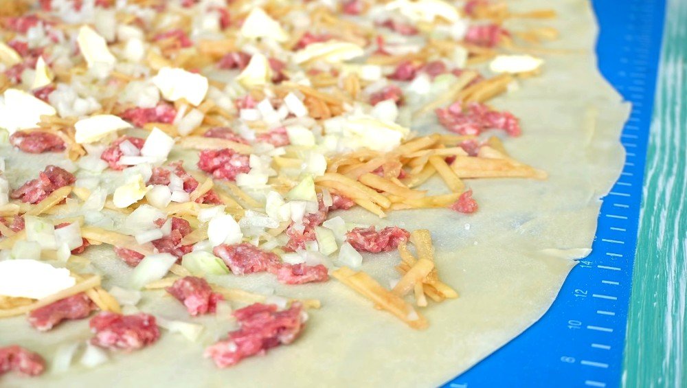 бурма с мясом и картофелем