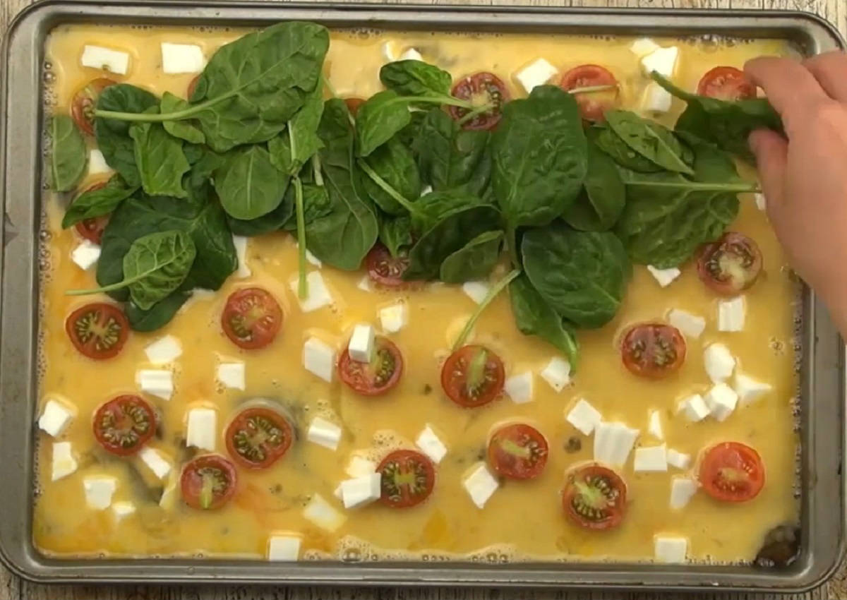 яйца с овощами