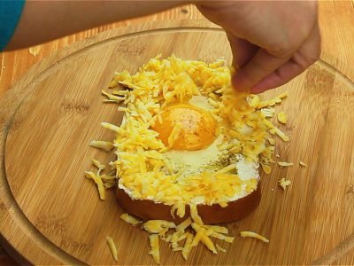 Бутерброд с яйцом