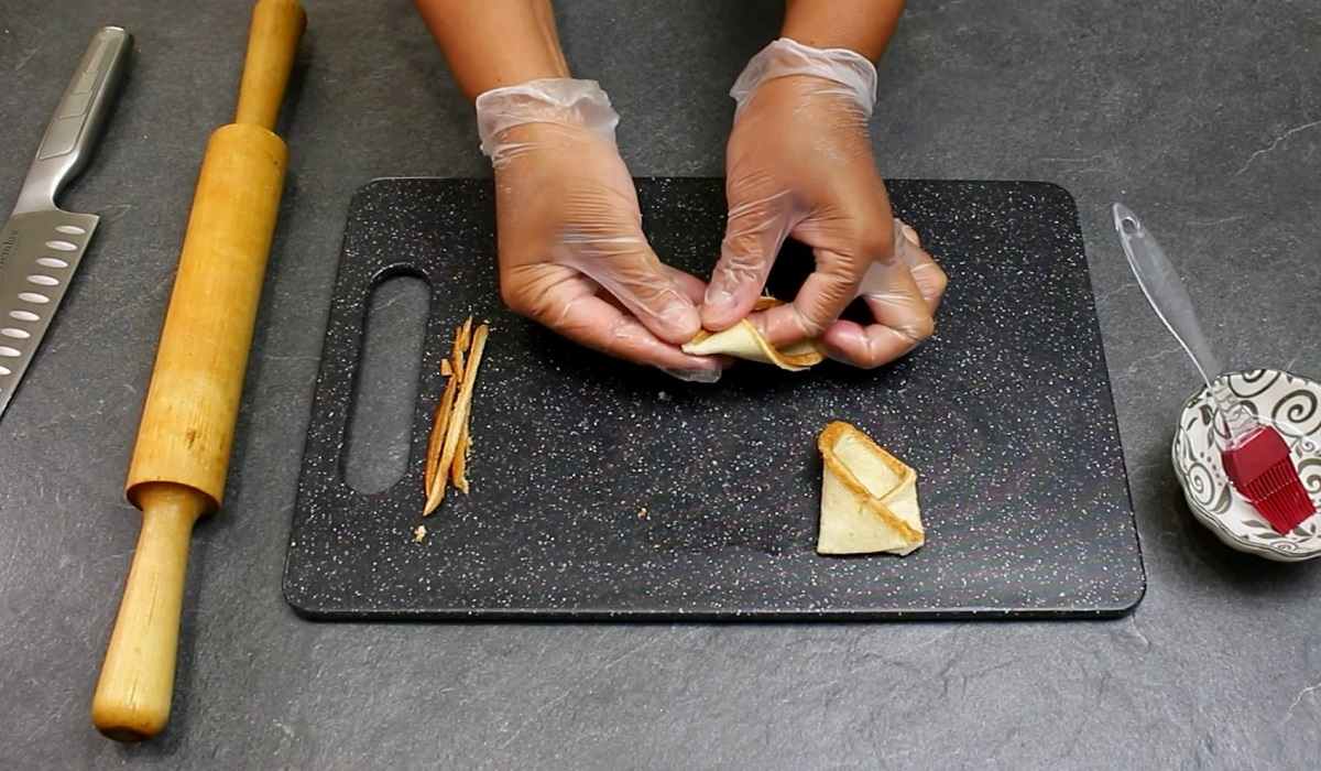 конвертики из хлеба