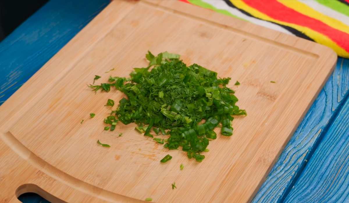 нарезанная зелень