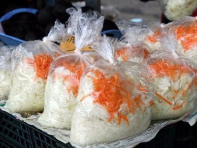 Быстрая капуста в пакете