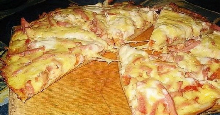 Пицца На Сковороде Фото Пошагово