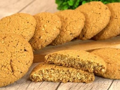 Быстрое овсяное печенье на кефире