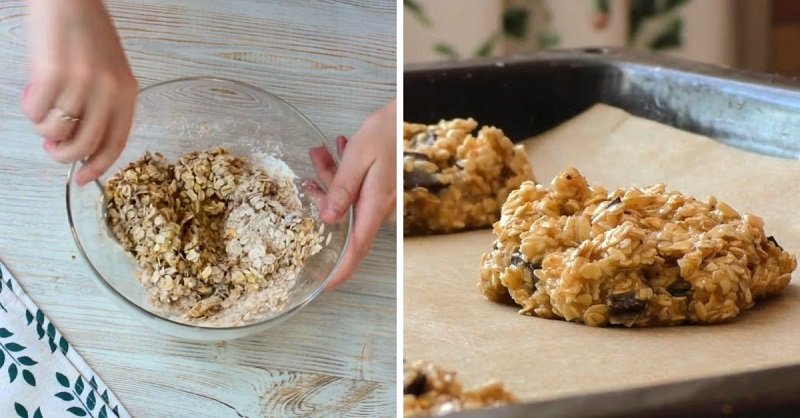 готовка овсяного печенья