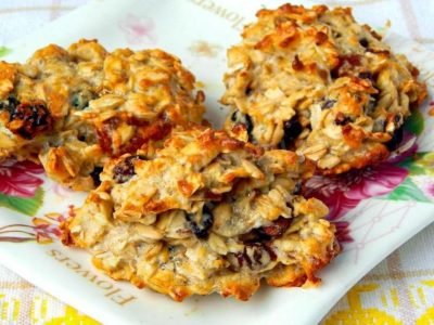 Быстрое овсяное печенье