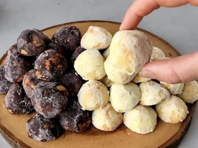 Быстрое песочное печенье «Бомбочки»