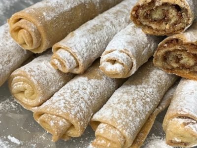 Быстрые ореховые трубочки: лучший рецепт