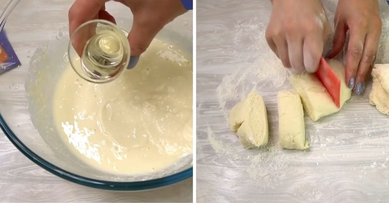 замес теста