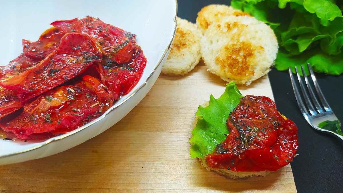 Как приготовить быстрые вяленые помидоры - Со Вкусом