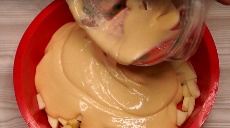 быстрый пирог с яблоками