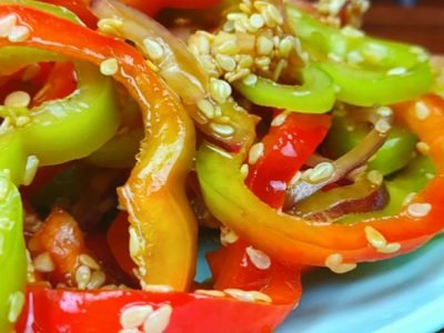 Быстрый салат с перцем