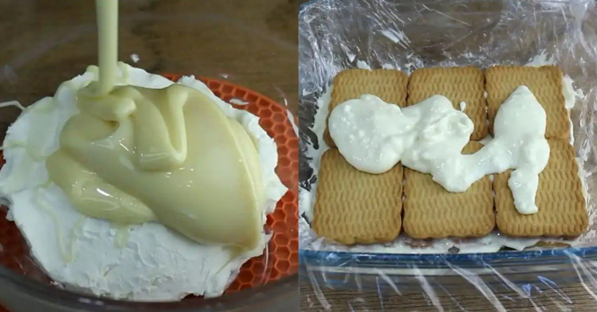 торт из печенья