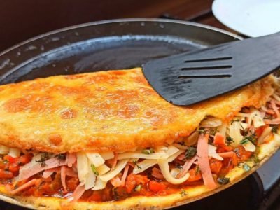 Быстрый ужин на сковороде