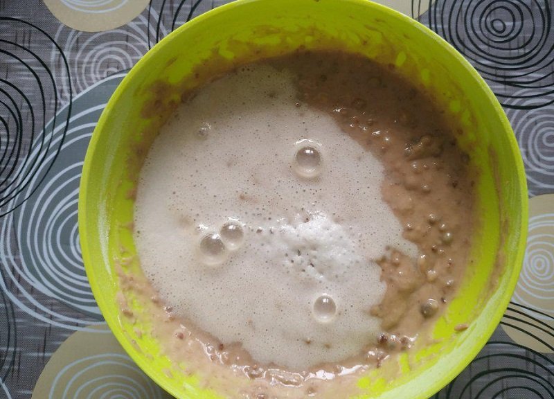 замес теста на чайный пирог