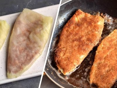 Чебуреки из капусты с фаршем