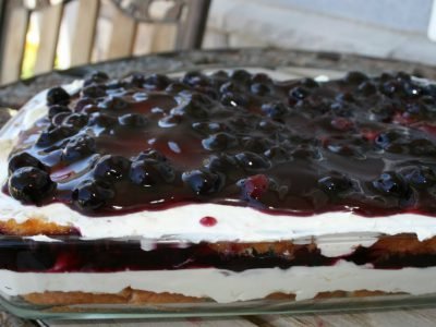 Черничный тирамису