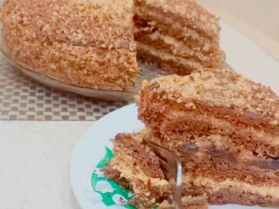 Торт «Черный принц» с черносливом