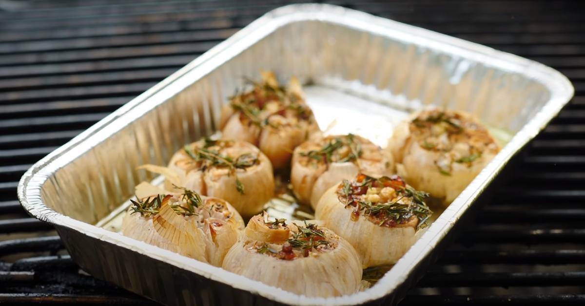 запеченный чеснок