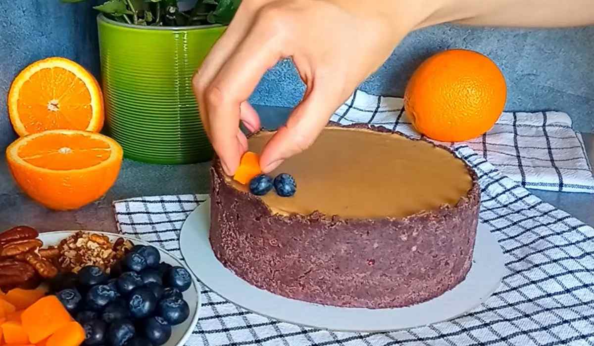 украшение чизкейка