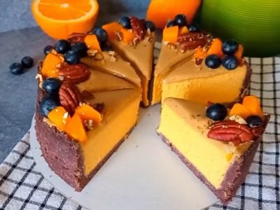 Чизкейк из тыквы и творога
