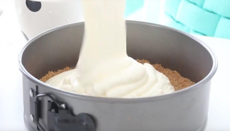 чизкейк с персиками фото рецепт