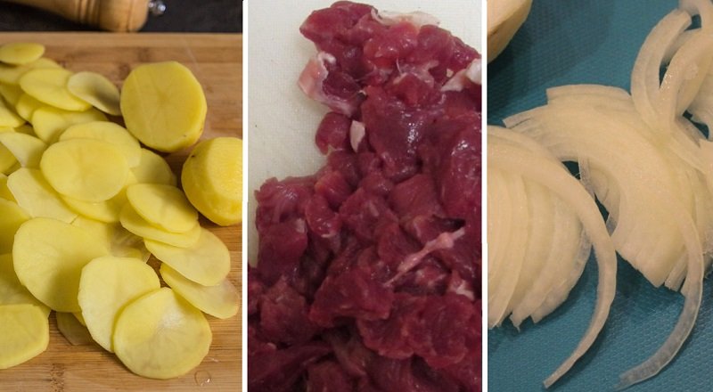 рецепт пирога с мясом