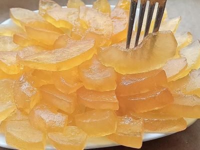 Прозрачные цукаты из яблок: тонкости приготовления