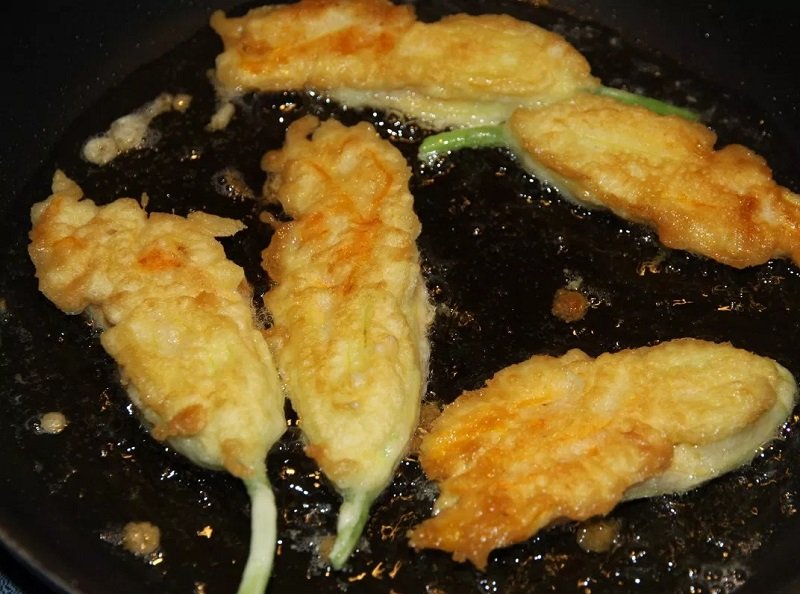 как готовить цветы кабачков