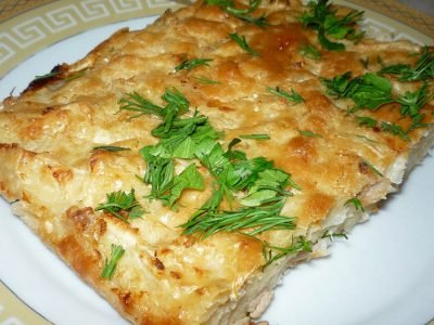 Цветная капуста с курицей