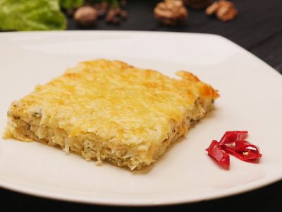 Цветная капуста с яйцом и сыром