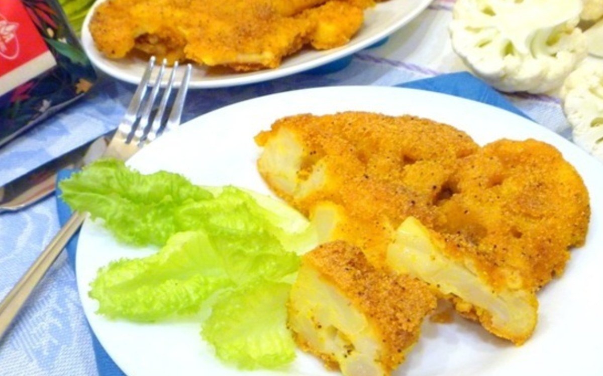 цветная капуста в панировке