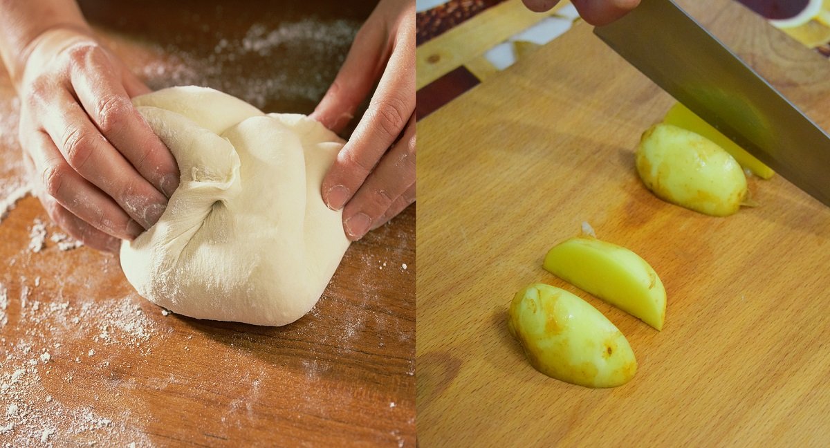 деревенский картофельный пирог