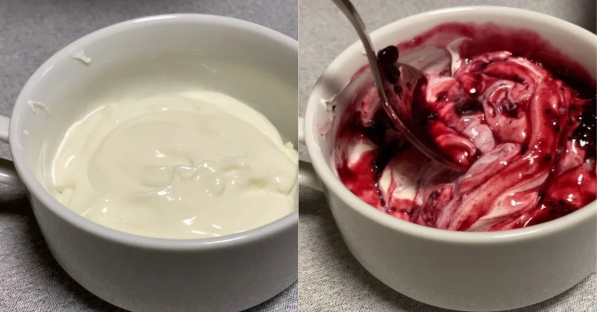 десерт из хлеба и сметаны