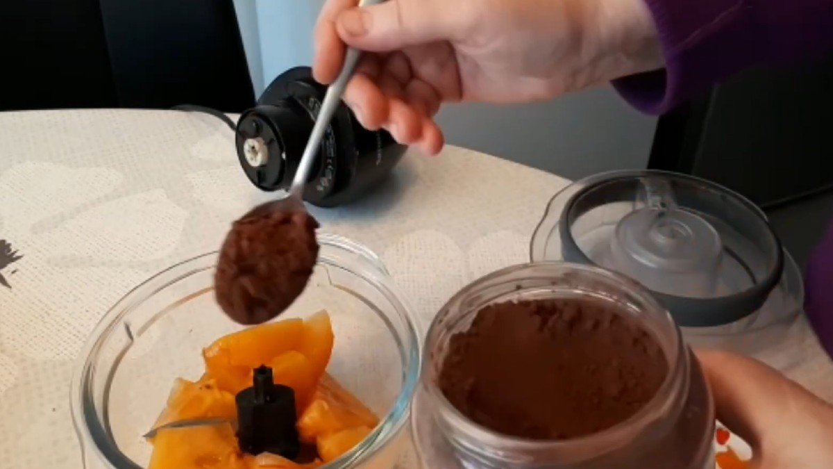 хурма с какао