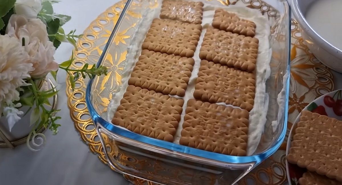 формирование десерта