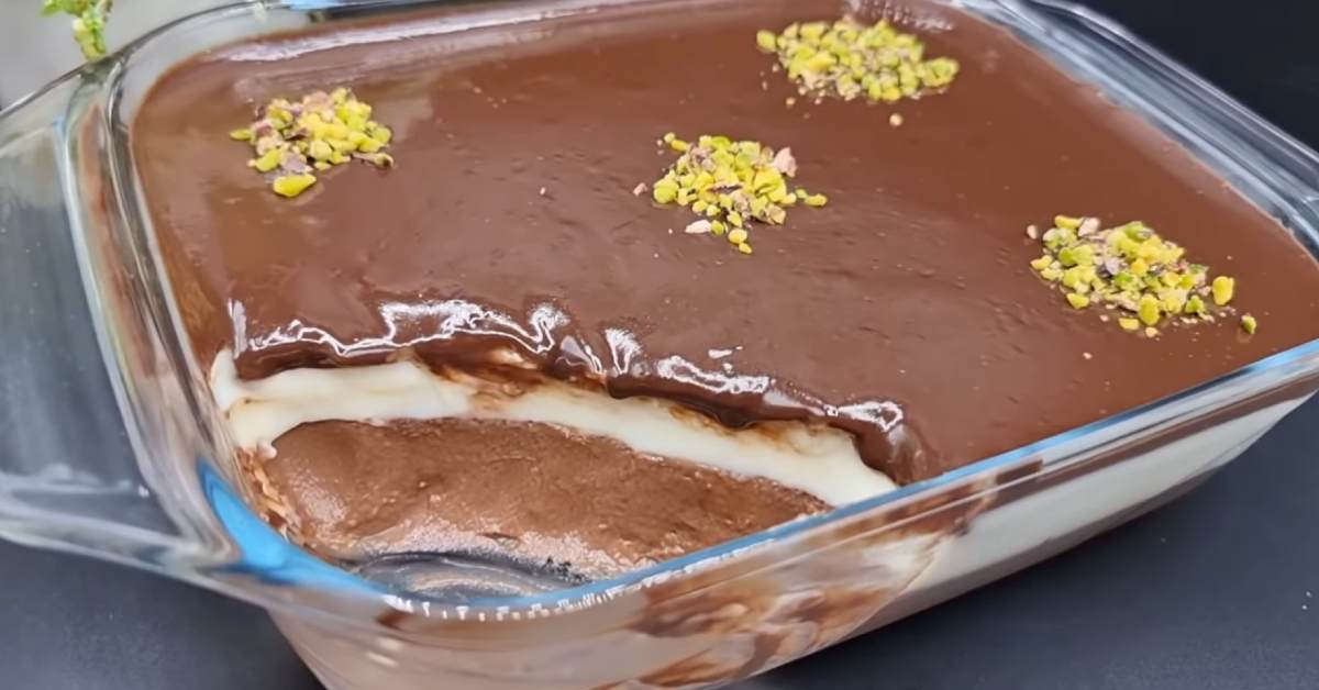 шоколадный десерт